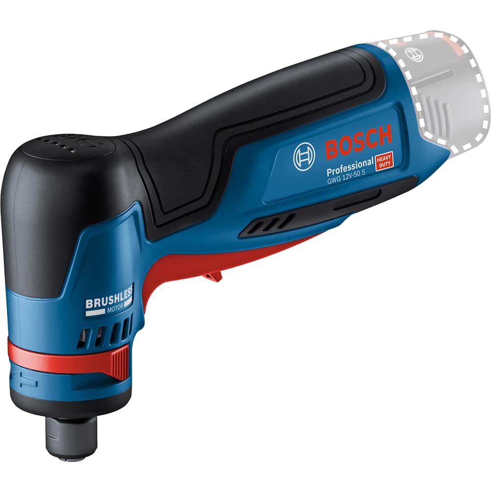 Bosch Professional Bosch Gwg 12V-50 12V Cordless Brushless Rotary Grinder Size 12