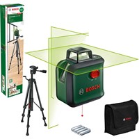 Bosch ADVANCEDLEVEL 360 Self Levelling Cross Line Green Laser Level Tripod Set Bosch ADVANCEDLEVEL 360 Self Levelling Cross Line Green Laser Level Tripod Set