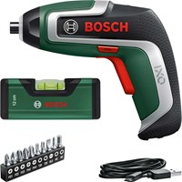 Bosch IXO 7 3.6v Cordless Screwdriver and Pocket Spirit Level Set Bosch IXO 7 3.6v Cordless Screwdriver and Pocket Spirit Level Set