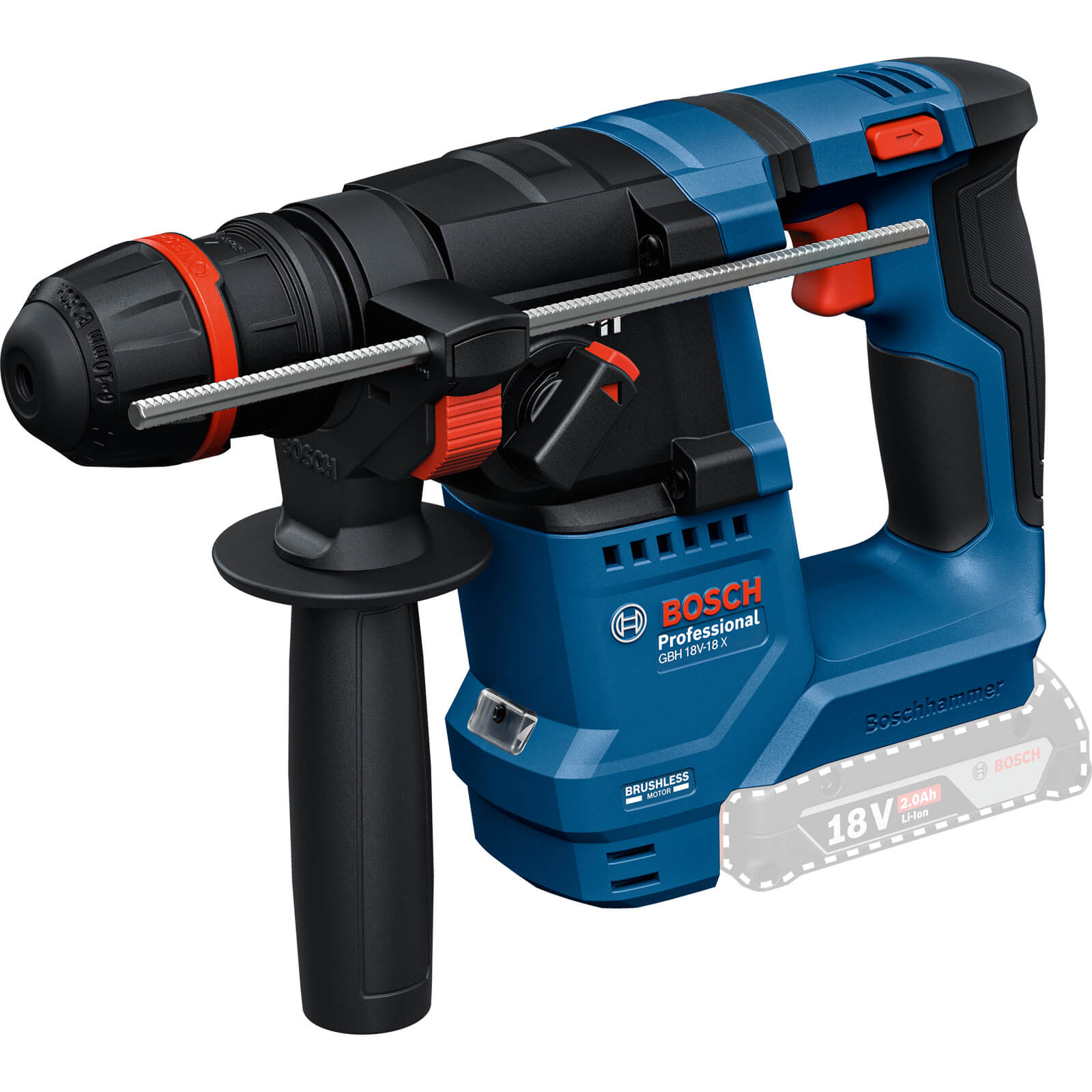 Bosch GBH 18V-18 X 18v ONECHUCK Cordless SDS Plus Hammer Drill - Bare tool