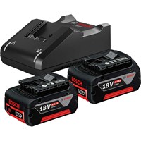 Bosch Genuine PRO 18v Cordless CoolPack Li-ion Battery 4ah and Charger Bosch Genuine PRO 18v Cordless CoolPack Li-ion Battery 4ah and Charger
