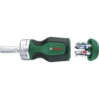 Bosch Ratchet Stubby Screwdriver and 6 Piece Bit Set Bosch Ratchet Stubby Screwdriver and 6 Piece Bit Set