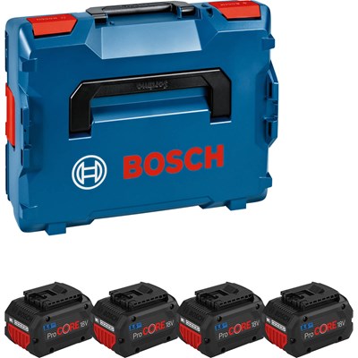 Bosch Genuine PRO BLUE 18v ProCore Cordless 4 Li-Ion Battery 5.5ah Set