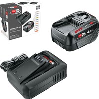 Bosch Genuine GREEN P4A 18v Cordless Li-ion Battery 4ah and Charger Starter Set 