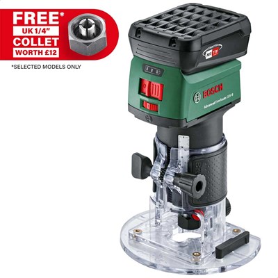 Bosch ADVANCEDTRIMROUTER 18V-8 P4A 18v Cordless Trim Router