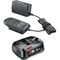 Bosch Genuine GREEN P4A 18v Cordless Li-ion Battery 2ah and Standard Charger 