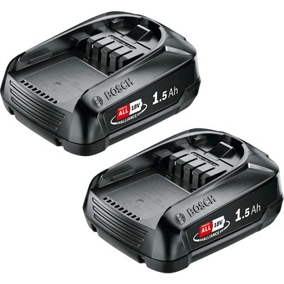 Bosch Genuine GREEN P4A 18v Cordless Li-ion Twin Battery Pack 1.5ah