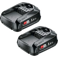Bosch Genuine GREEN P4A 18v Cordless Li-ion Twin Battery Pack 1.5ah Bosch Genuine GREEN P4A 18v Cordless Li-ion Twin Battery Pack 1.5ah