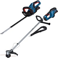 Bosch Professional 18v Cordless Brushless Hedge and Grass Trimmer Kit Bosch Professional 18v Cordless Brushless Hedge and Grass Trimmer Kit