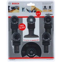 Bosch 6 Piece Cutting Starlock Oscillating Multi Tool Wood and Metal Blade Set  Bosch 6 Piece Cutting Starlock Oscillating Multi Tool Wood and Metal Blade Set