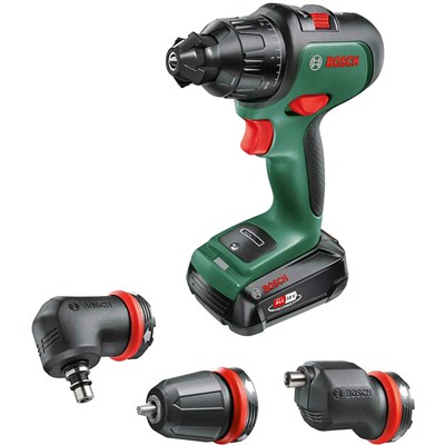 Bosch ADVANCEDIMPACT P4A 18v Cordless Combi Drill and Attachments
