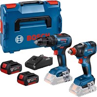 Bosch 18v Cordless Brushless Combi Drill and Impact Driver Kit Bosch 18v Cordless Brushless Combi Drill and Impact Driver Kit
