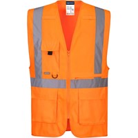 Portwest Executive Tablet Pocket Hi Vis Vest Portwest Executive Tablet Pocket Hi Vis Vest