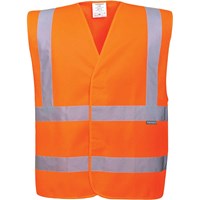 Portwest Two Band and Brace Class 2 Hi Vis Waistcoat Portwest Two Band and Brace Class 2 Hi Vis Waistcoat