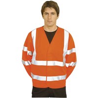 Portwest Long Sleeve Hi Vis Waistcoat Portwest Long Sleeve Hi Vis Waistcoat