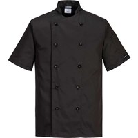 Portwest Kent Mens Chefs Short Sleeve Jacket