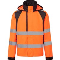 Portwest WX2 Eco Hi Vis Waterproof Rain Jacket Portwest WX2 Eco Hi Vis Waterproof Rain Jacket