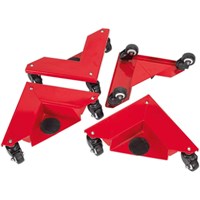 Sealey 4 Piece Castor Fitted Corner Movers / Dollies Sealey 4 Piece Castor Fitted Corner Movers / Dollies
