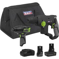 Sealey 10.8v Cordless SDS Drill and Impact Driver Kit
