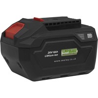 Sealey CP20VBP6 20v Cordless Li-ion Battery 6ah Sealey CP20VBP6 20v Cordless Li-ion Battery 6ah