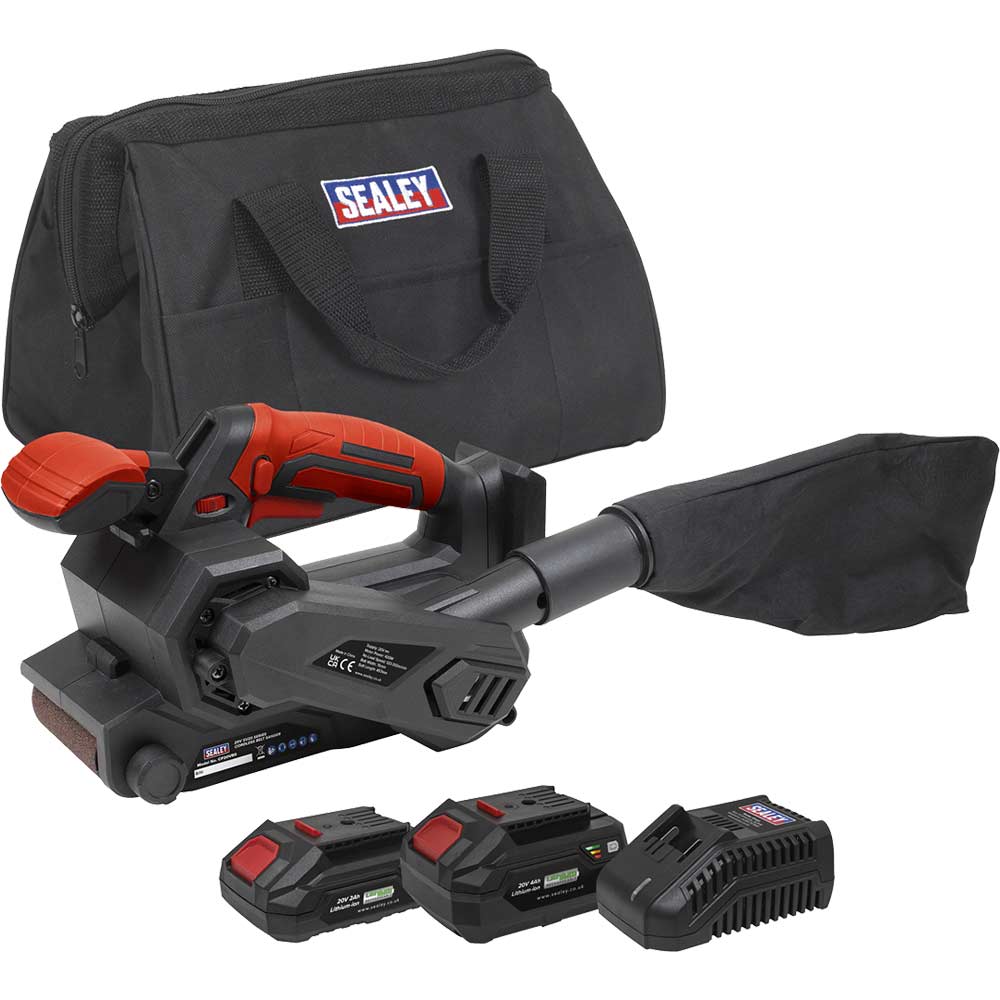 Sealey Acp20vbs 20V Cordless Belt Sander 76Mm Size 2