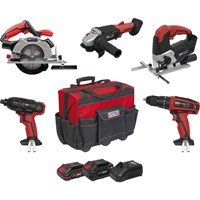 Sealey CP20V 20v Cordless 5 Piece Power Tool Kit Sealey CP20V 20v Cordless 5 Piece Power Tool Kit