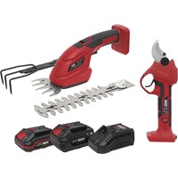 Sealey 20v SV20 2 Piece Cordless Garden Power Tool Kit