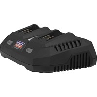 Sealey SV20 20v Cordless Li-Ion Dual Port Battery Charger Sealey SV20 20v Cordless Li-Ion Dual Port Battery Charger
