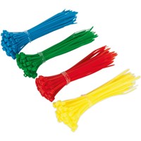 Sealey 200 Piece Assorted Colours Cable Ties