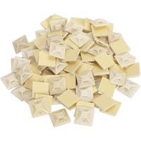 Sealey Self Adhesive Cable Tie Mounts White