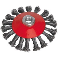 Sealey Conical Twisted Knot Wire Brush Sealey Conical Twisted Knot Wire Brush