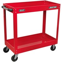 Sealey Heavy Duty 2 Shelf Trolley with Lockable Top Sealey Heavy Duty 2 Shelf Trolley with Lockable Top