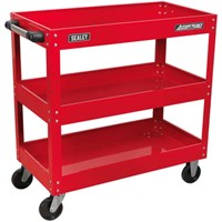 Sealey Heavy Duty 3 Shelf Trolley Sealey Heavy Duty 3 Shelf Trolley