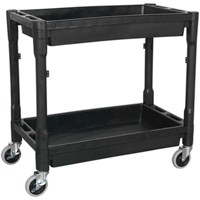Sealey 2 Shelf Heavy Duty Composite Trolley Sealey 2 Shelf Heavy Duty Composite Trolley