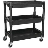 Sealey 3 Shelf Heavy Duty Composite Trolley Sealey 3 Shelf Heavy Duty Composite Trolley