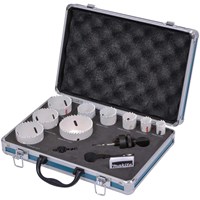 Makita 12 Piece Electricians Bi Metal Hole Saw Set Makita 12 Piece Electricians Bi Metal Hole Saw Set
