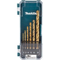 Makita 6 Piece HSS TiN Drill Bit Set