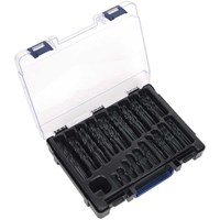 Sealey 170 Piece Assorted Hss Roll Forged Drill Bit Set Sealey 170 Piece Assorted Hss Roll Forged Drill Bit Set