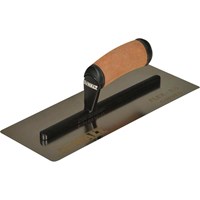 DeWalt Drywall Flex Stainless Steel Curved Trowel Leather Handle