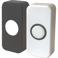 Deta Vimark Door Bell Push and Black or White Covers for Wired Chimes Deta Vimark Door Bell Push and Black or White Covers for Wired Chimes