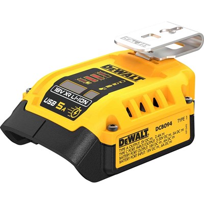 DeWalt DCB094 18v XR 5A USB Power Delivery Charging Kit