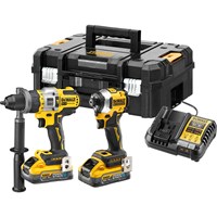 DeWalt DCK2052 18v XR Cordless Brushless Combi Drill and Impact Driver DeWalt DCK2052 18v XR Cordless Brushless Combi Drill and Impact Driver