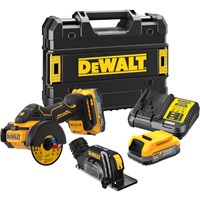 DeWalt DCS438E2T 18v XR Cordless Brushless Mini Grinder / Saw 76mm