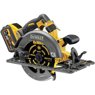 DeWalt DCS579 54v XR Cordless Brushless FLEXVOLT High Power Rail Compatible Circular Saw 190mm