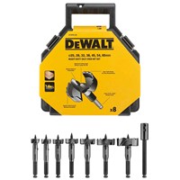 DeWalt 8 Piece Forstner Wood Drill Bit Set DeWalt 8 Piece Forstner Wood Drill Bit Set
