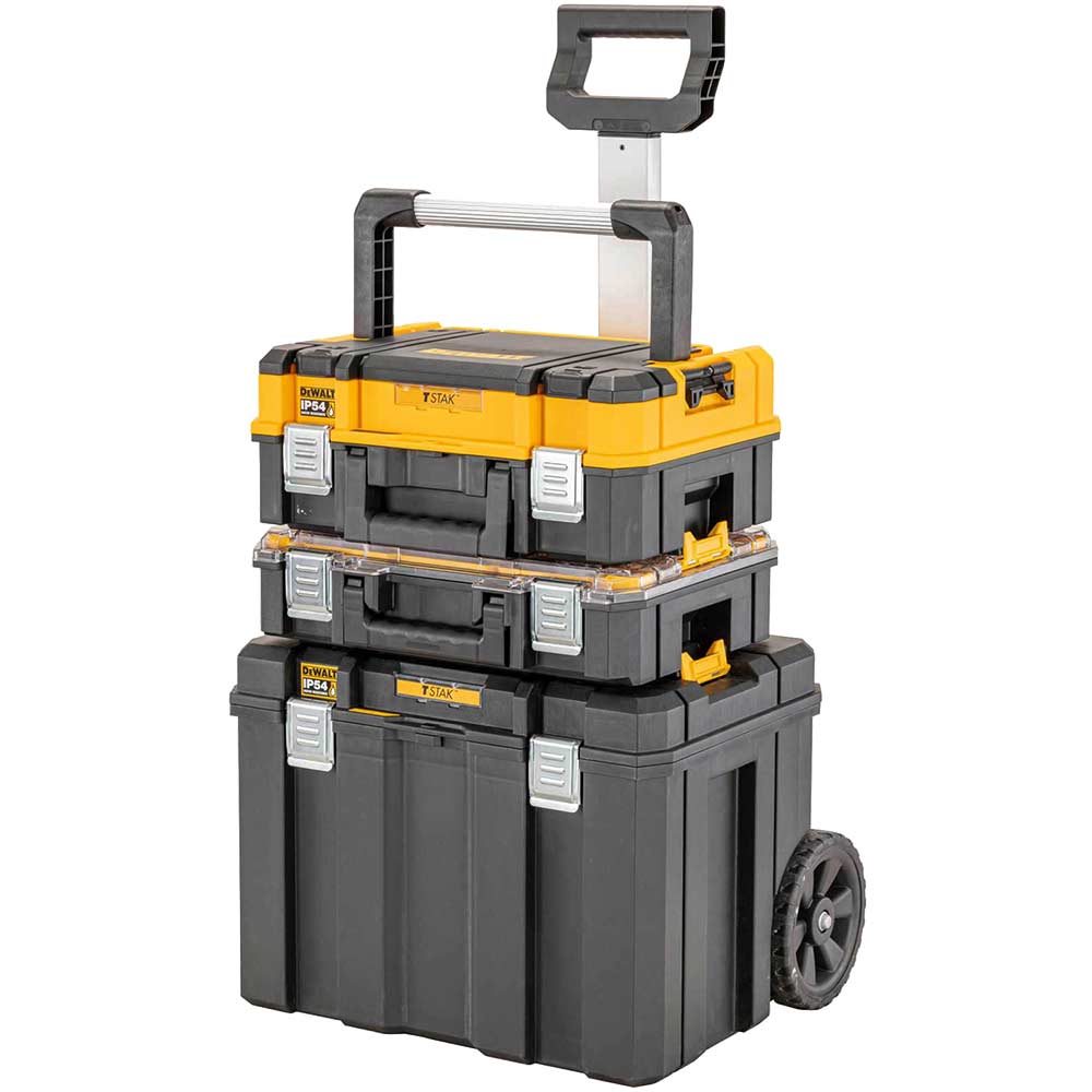 DeWalt TSTAK V2 Stackable Tool Box Bundle Tool Boxes