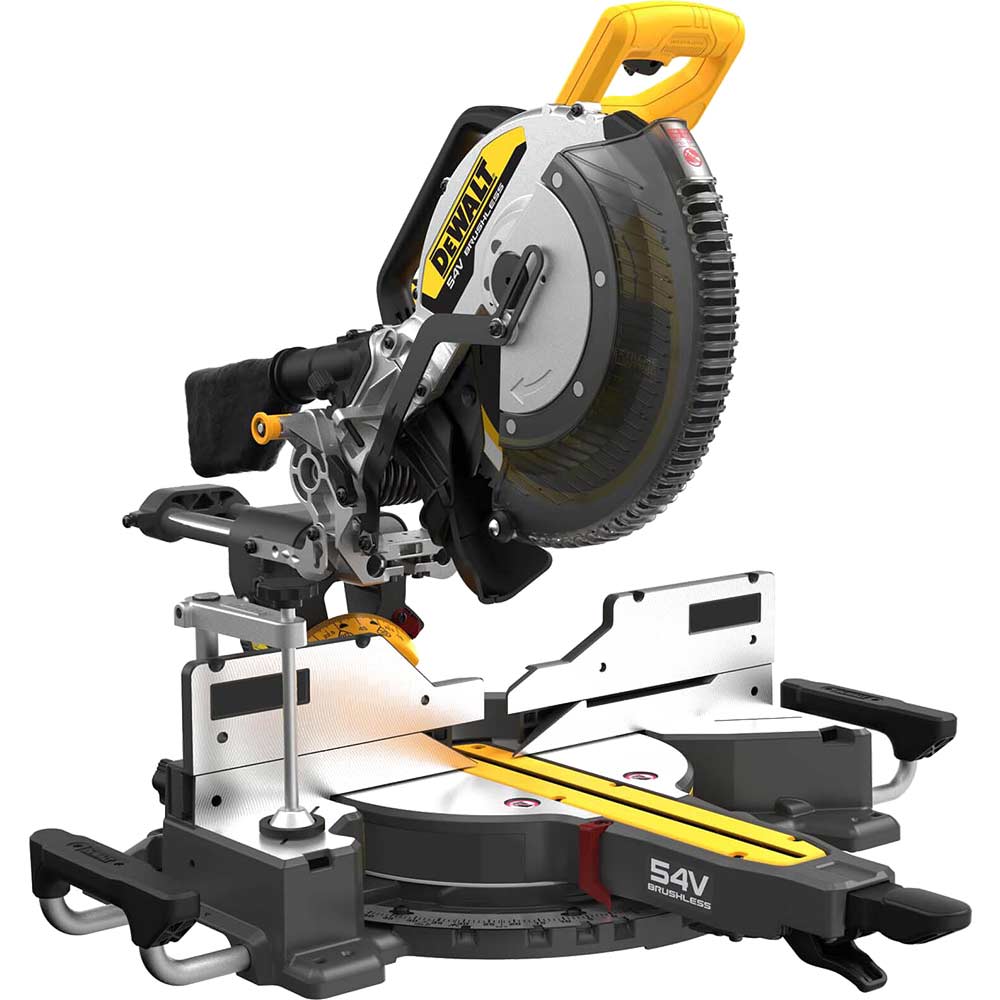 DeWalt DCS781 54v XR FLEXVOLT Cordless Sliding Mitre Saw 305mm Mitre Saws