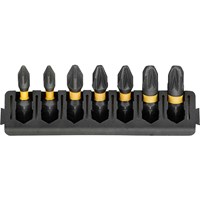 DeWalt 7 Piece FlexTorq Pozi Screwdriver Bit Bar Set DeWalt 7 Piece FlexTorq Pozi Screwdriver Bit Bar Set