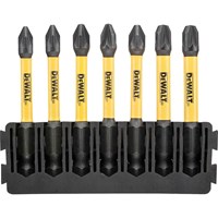 DeWalt 7 Piece FlexTorq Pozi Screwdriver Bit Bar Set DeWalt 7 Piece FlexTorq Pozi Screwdriver Bit Bar Set