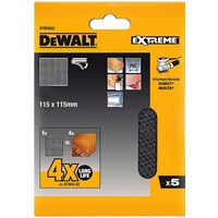DeWalt Extreme 4X Life Mesh 115mm x 115mm Sanding Sheets DeWalt Extreme 4X Life Mesh 115mm x 115mm Sanding Sheets
